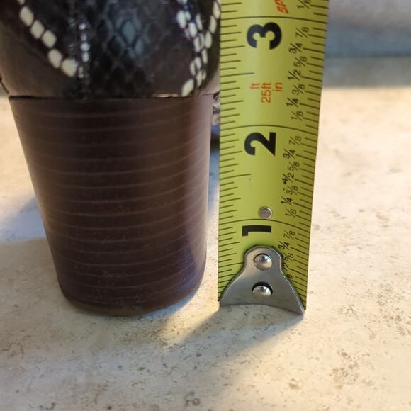 Madewell Style AA184 The Regan Boot in Snake Embossed Leather Women's Size 5.5 - Picture 6 of 13